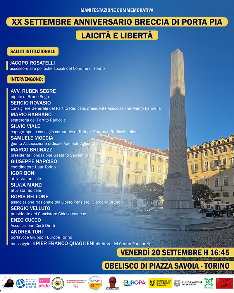 piazza savoia 20 settembre